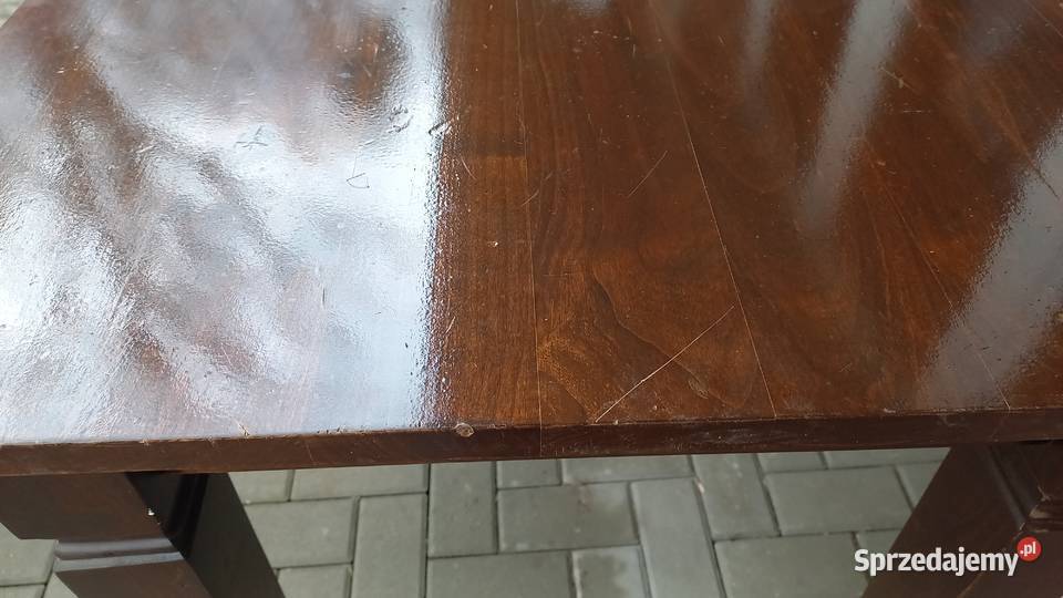 Stół sosnowy drewniany z szufladkami 784 zachodniopomorskie Gawroniec