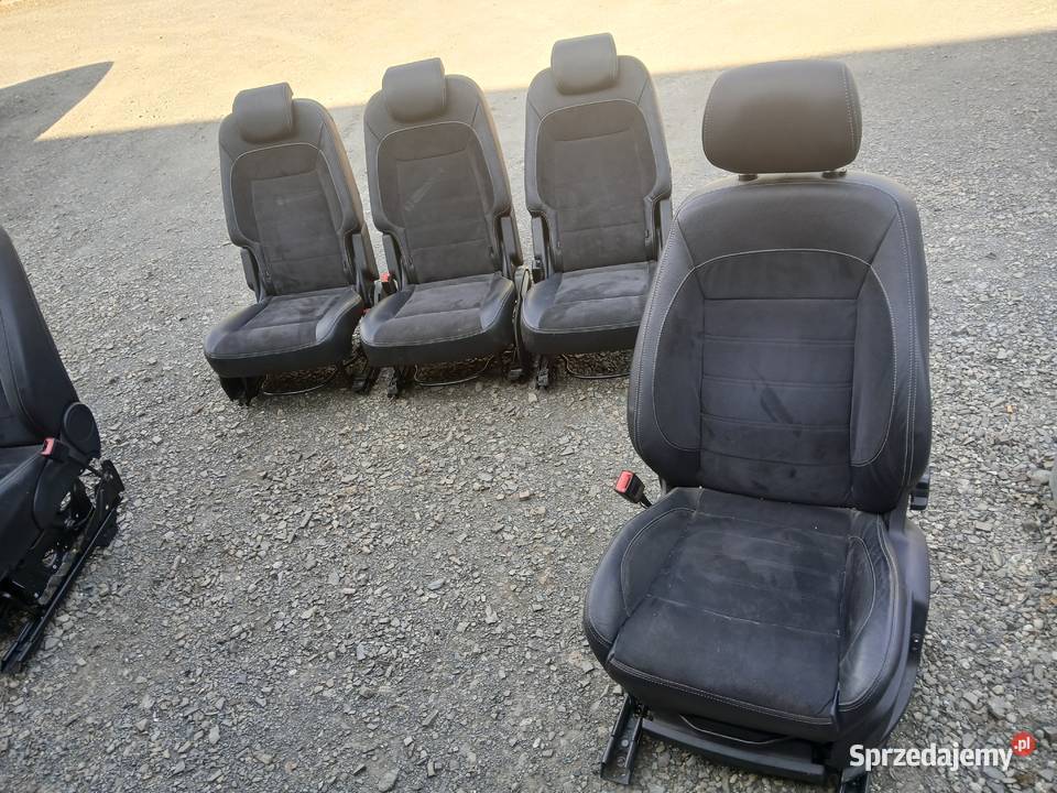 Fotele Siedzenia komplet skóra alcantara Ford S Radłów