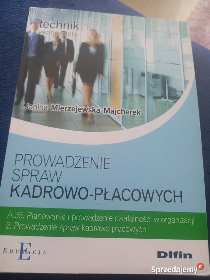 Prowadzenie spraw kadrowopłacowych A352 Wyd Gdynia