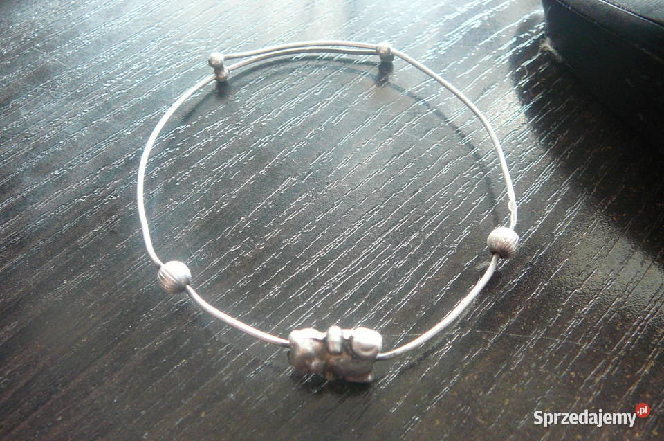 Bransoletka stara srebro z misiem Wrocław sprzedam
