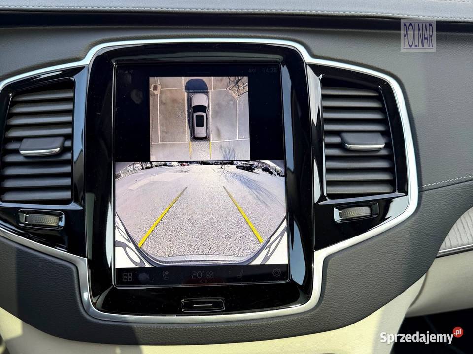VOLVO XC90 ULTRA BRIGHT B5 264 AWD Benzyna mHEV czujnik martwego pola Wrocław