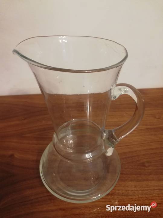 Szkło z epoki PRL dzbanek Porcelana i szkło Warszawa