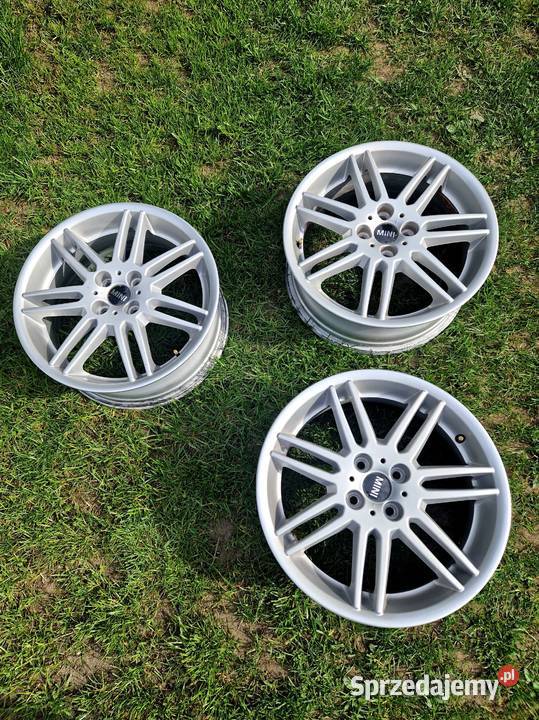 Wyprzedaż Felgi Mini Cooper 17 oryginalne 3 aluminiowe Samochodowe Łódź