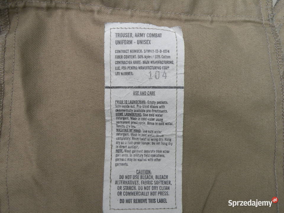 Spodnie ACU multicam OCP medium regular Militaria Wrocław