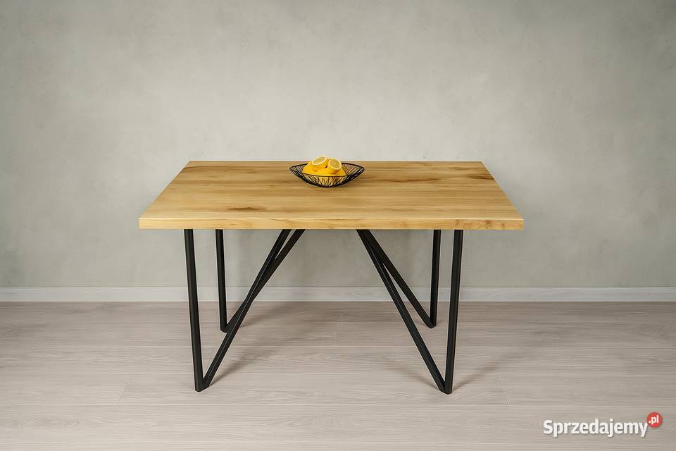 Stół Dębowy LOFT 100 Lite Drewno DĄB Rozkładany Łódź sprzedam