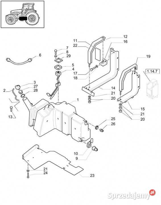 Holland T6010 T6070 Płyta 82037151 Jastrzębniki sprzedam
