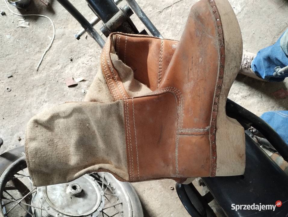 Buty skórzano drewniaki podkarpackie Rzeszów