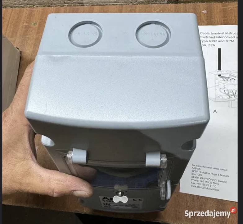 Gniazdko z RCD 30mA Ruda Białaczowska