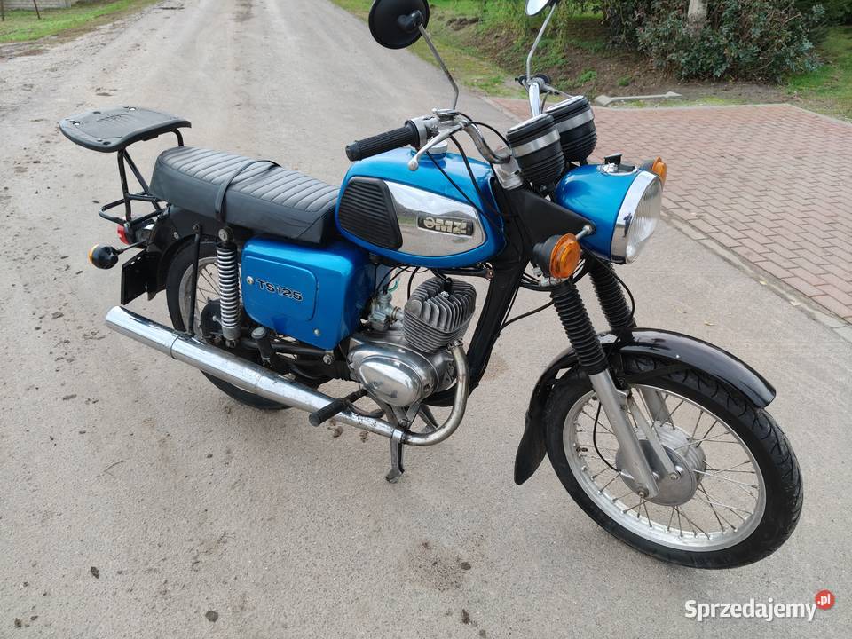 MZ ts 125 1981r z dokumentami do rejestracji Kalisz