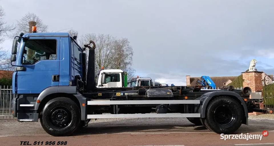 hakowiec 4x2 MAN TGM 18330 do pojemnikow automatyczna Warszawa