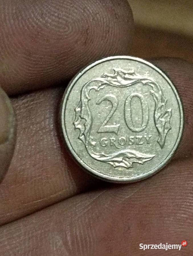 Sprzedam 20 groszy 2008 r zle bita data zalane Chełm sprzedam