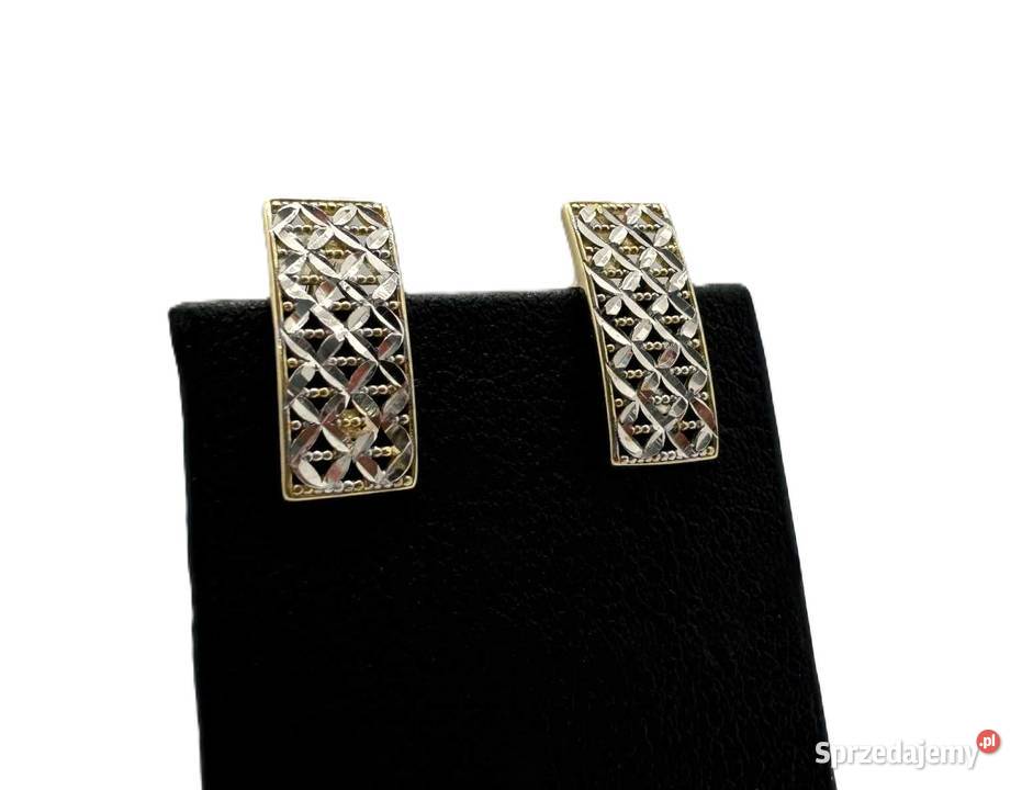 Złote Kolczyki pr 333 172g warmińsko-mazurskie Elbląg sprzedam