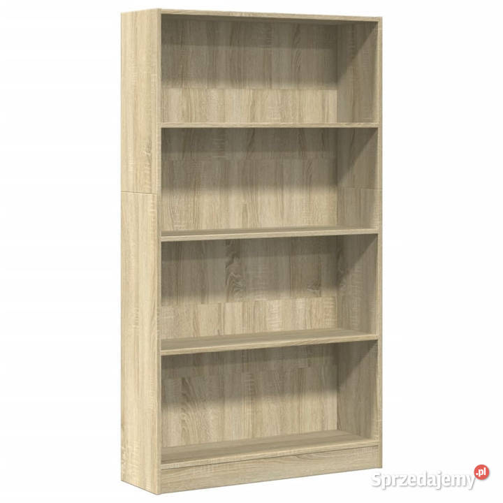 Regał dąb sonoma 80x24x143 materiał Warszawa