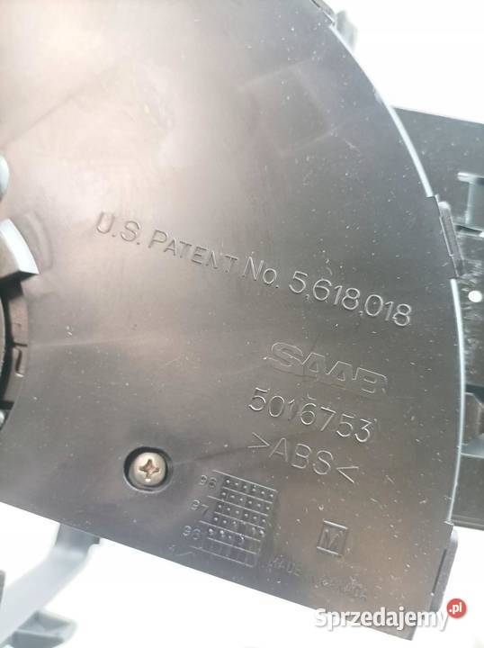 DEKOR LISTWA OZDOBNA OBUDOWA LICZNIKA Saab 95 I Rok produkcji 2000 Deski rozdzielcze, konsole