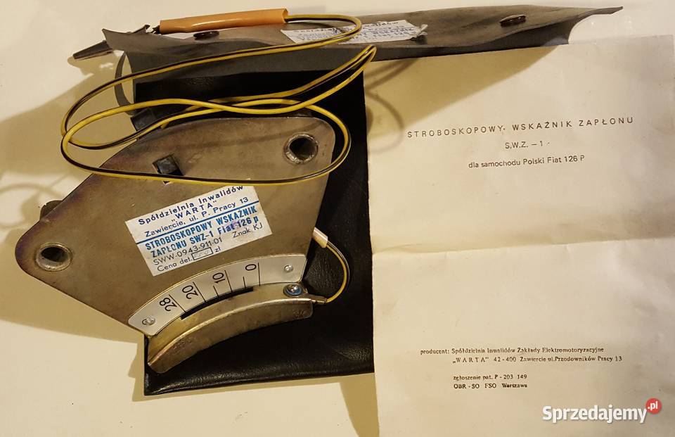 Stroboskopowy wskaznik zaplonu fiat 126 Wrocław