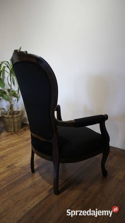 Fotel stylowy ludwikowski Lusówko