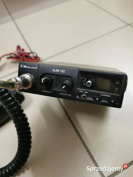 Sprzedam mało używane CB radio Midland Alan 102 Sokołów Podlaski