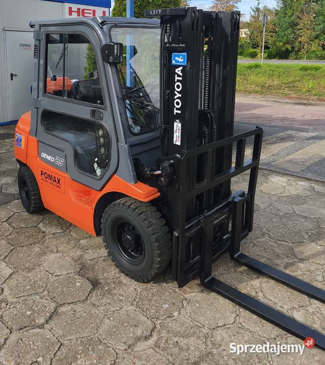 Wózek widłowy Toyota 7FGF25 LPG 25 T Triplex 47 wielkopolskie Oborniki