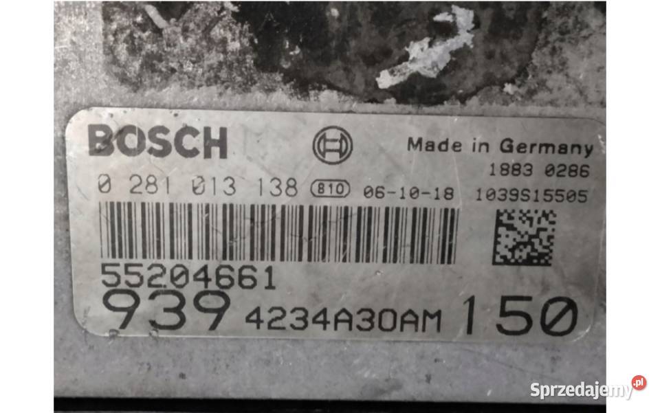 Alfa Romeo 159 19 jtdm 150 Komputer silnika osobowe opolskie Strzelce Opolskie