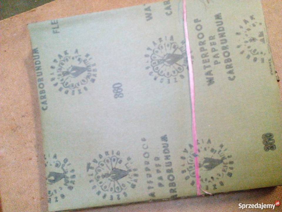 Papier Ścierny Wodoodporny 10 arkuszy Góra sprzedam