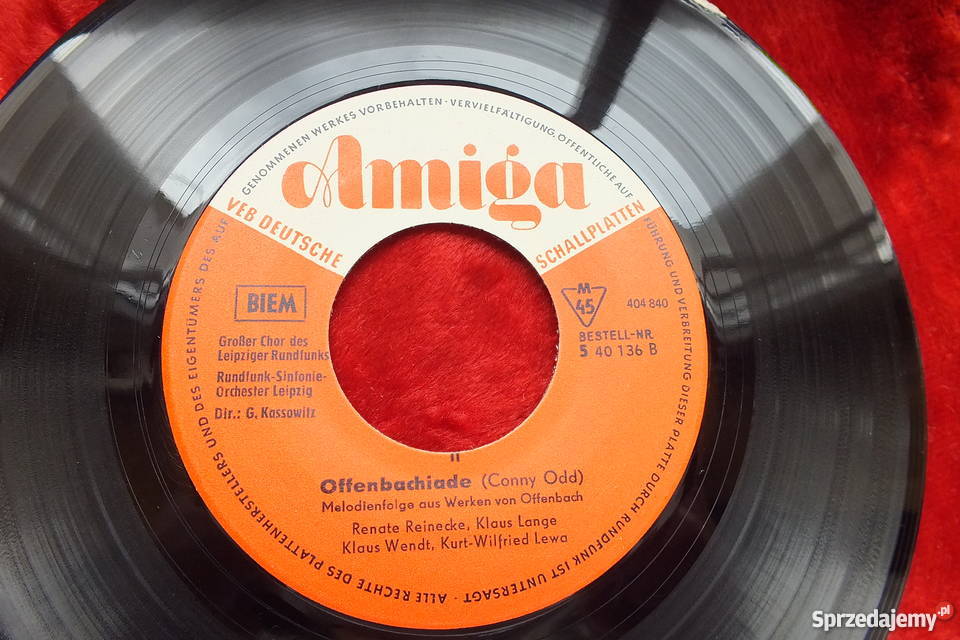 Płyta winylowa szelakowa Jacques Offenbach