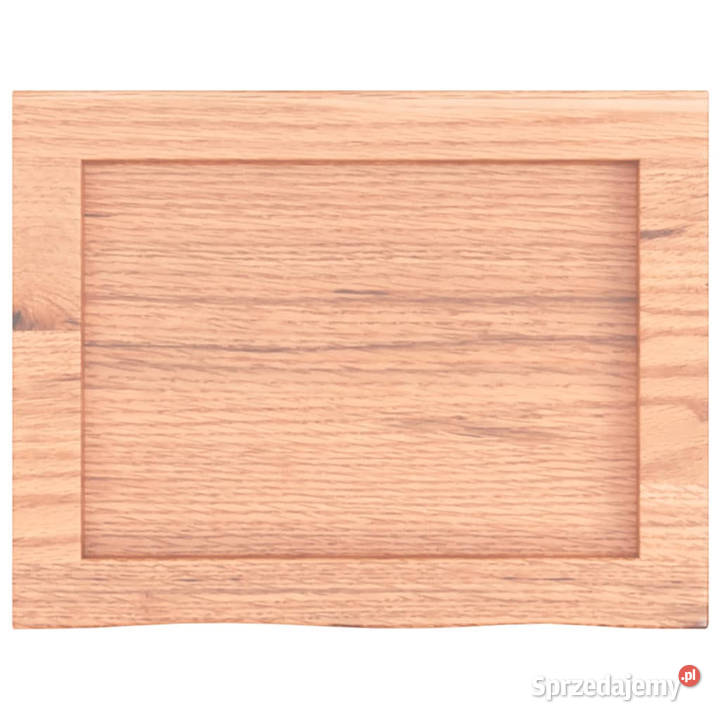 Półka brązowa 40x30x24 lakierowane lite drewno Warszawa