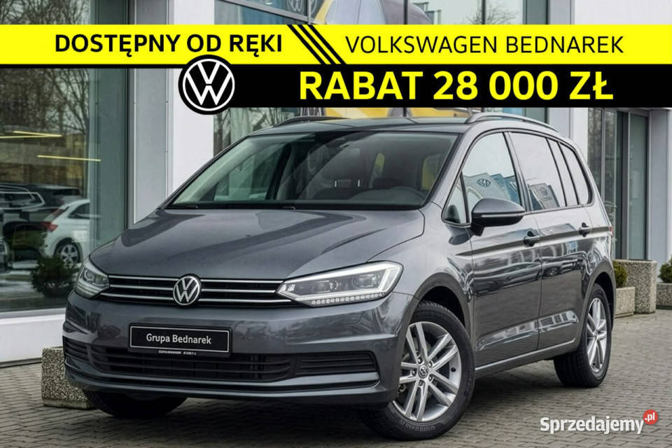 Volkswagen Touran Comfortline Plus 15 TSI EVO kurtyny powietrzne Touran Łódź