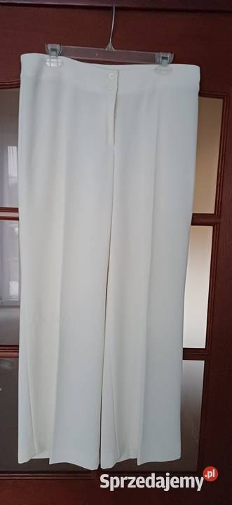 Spodnie NOWE damskie materiałowe 44 na kant Sieradz