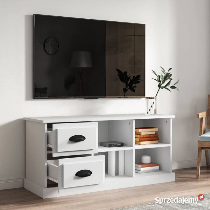 Szafka pod TV biała 102x355x475 materiał RTV Dom i Ogród Warszawa sprzedam