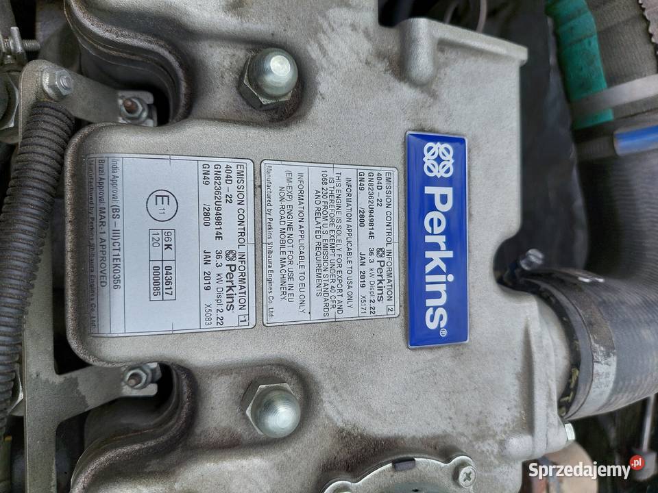 Silniki Perkins 404D-22 z osprzętem 36.3KW N844L Zaścianki