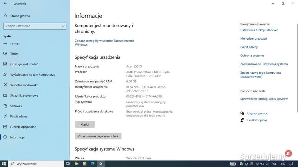 Acer Aspire 5551G Taktowanie 2 Chrzanów sprzedam