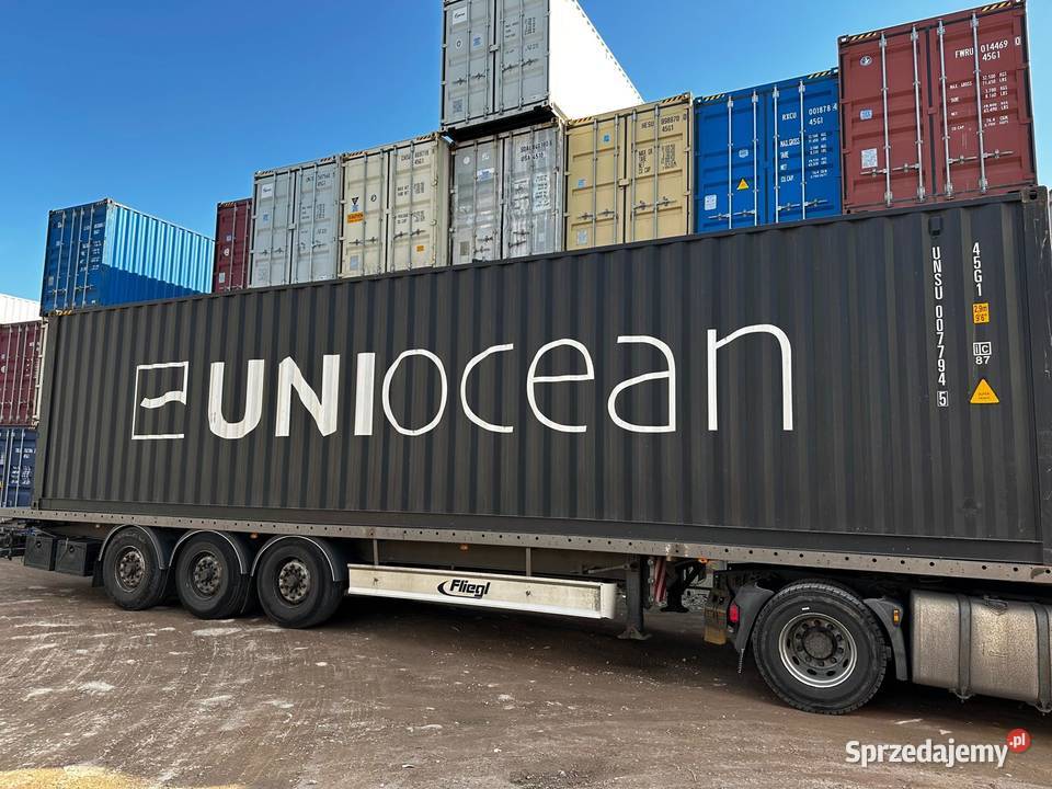 KONTENER MORSKI 40 HC ONE WAY NOWY Magazyn dolnośląskie Wrocław