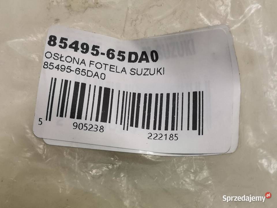 OSŁONA PROWADNICY FOTELA PPRZÓD SUZUKI VITARA sprzedam