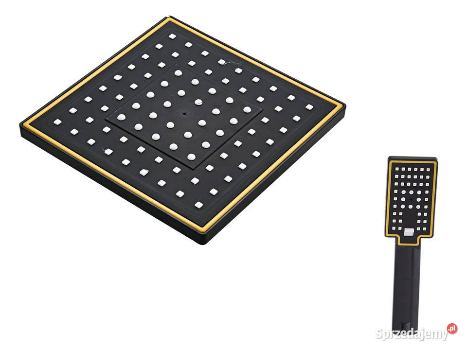 Deszczownica regulowana 160 190 aluminium czarno Łódź