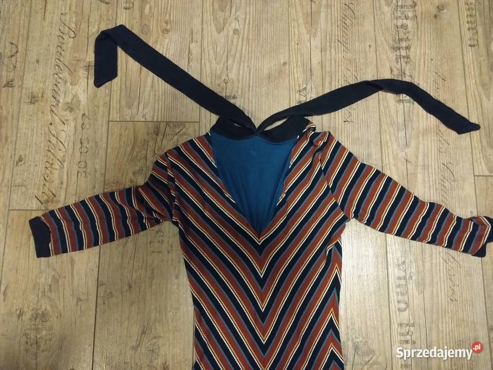 Rozkloszowana sukienka w paski Reserved rozmiar mazowieckie Warszawa