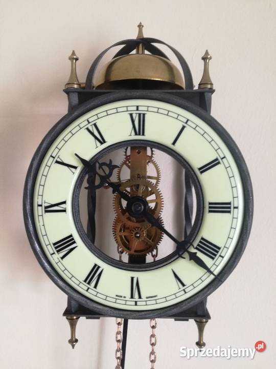 Zegar wiszący szkieletowy