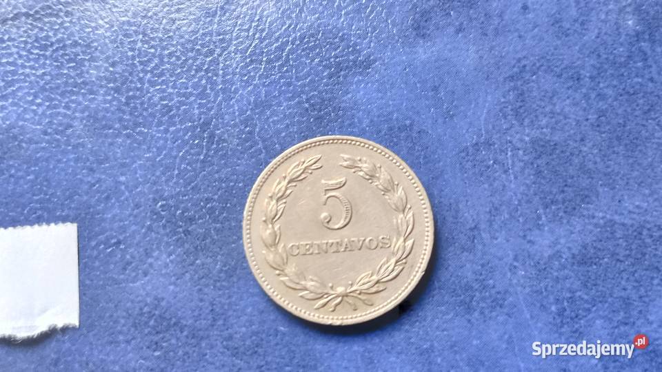 Stare monety 5 centavo 1974 Salwador Numizmatyka Lesko