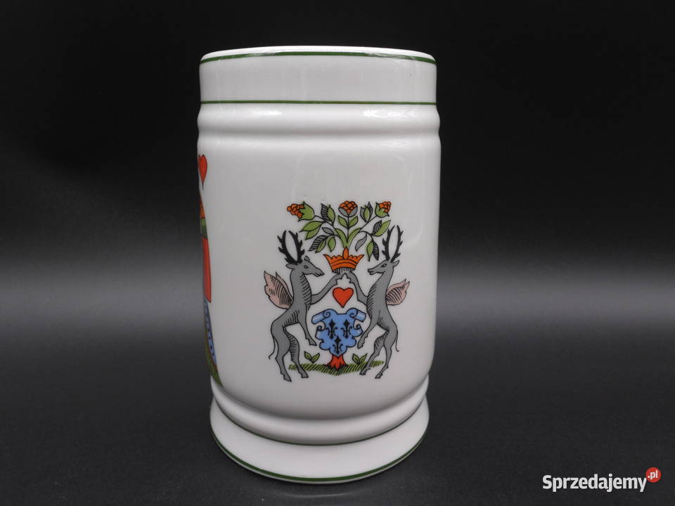 Kufel do Piwa Lippelsdorf z motywami kart do gry Raszków