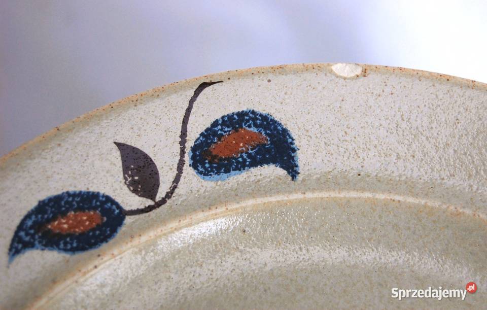 Serwis deserowy talerze filiżanki kamionka lubelskie Lublin