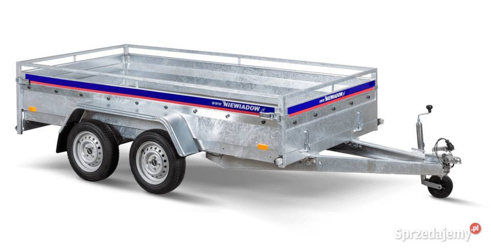 Przyczepa dwuosiowa Niewiadów Majster BC7530T Burtowe i plandeki Szczecin sprzedam