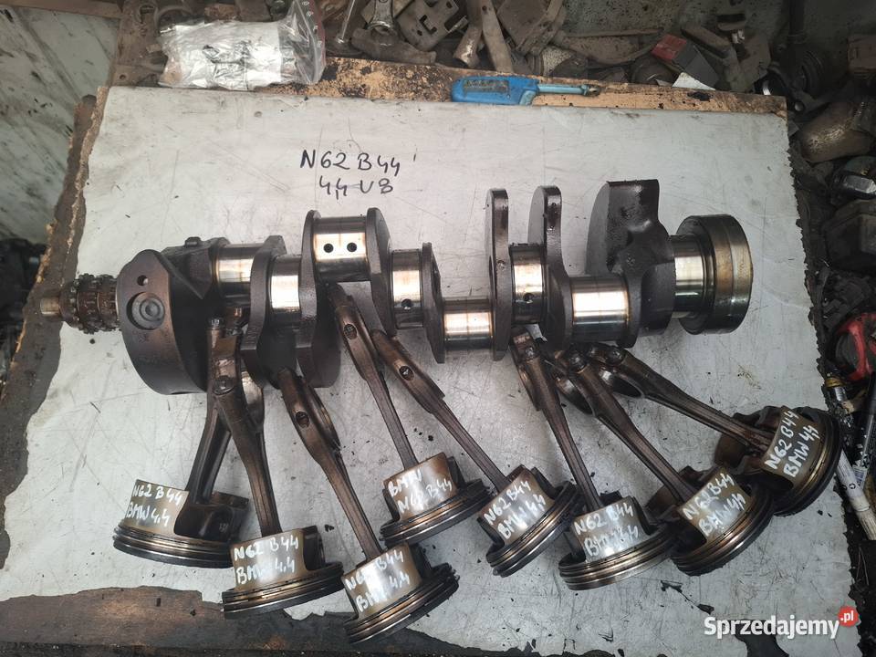 BMW E60 E65 44 V8 N62B44 wał korbowy tłok