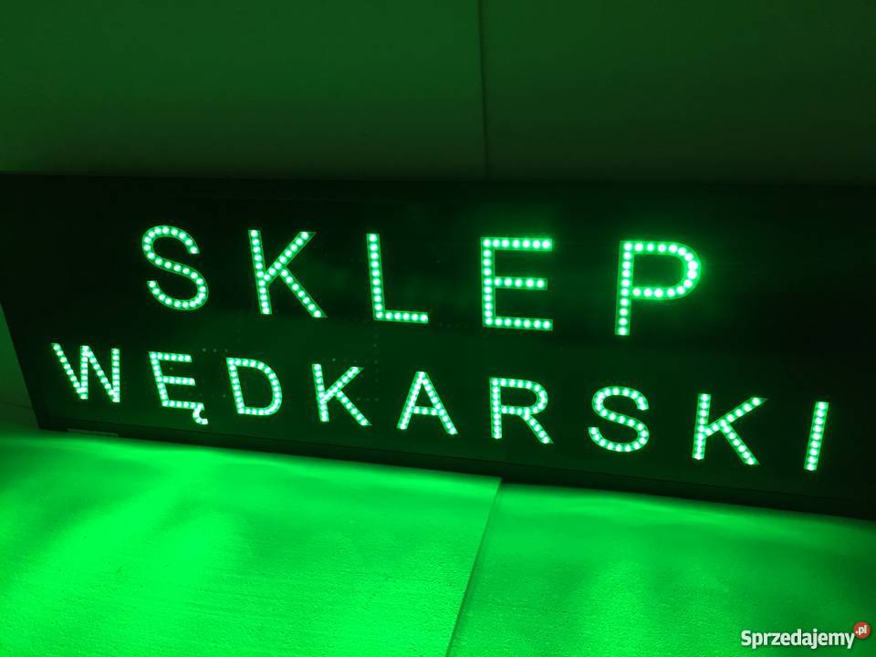 Sklep wędkarski diodowa reklama 230V 120x40 Pomiechówek