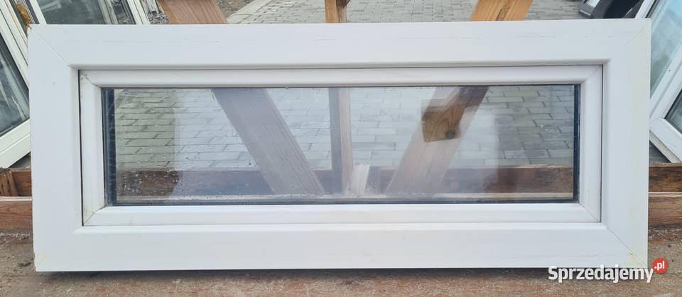 OKNA KacprzaK 121X48 OKNO Używane Plastikowe PCV Okna ścienne Lublin