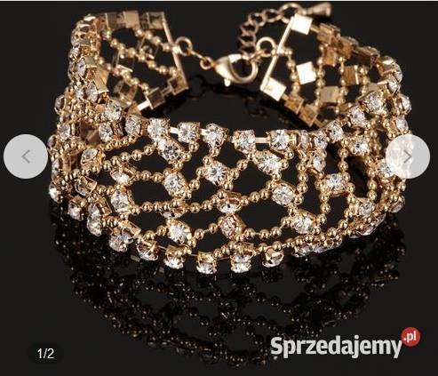 BRANSOLETKA DAMSKA KOLOR ZŁOTY