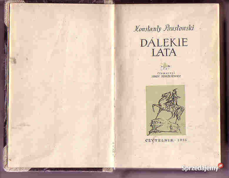 4503 DALEKIE LATA KONSTANTY PAUSTOWSKI Czyrna sprzedam