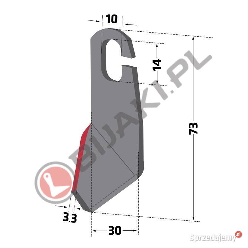 Nóż AMA64 skrzydełkowy do Amazone PH Profihopper Chmielniki