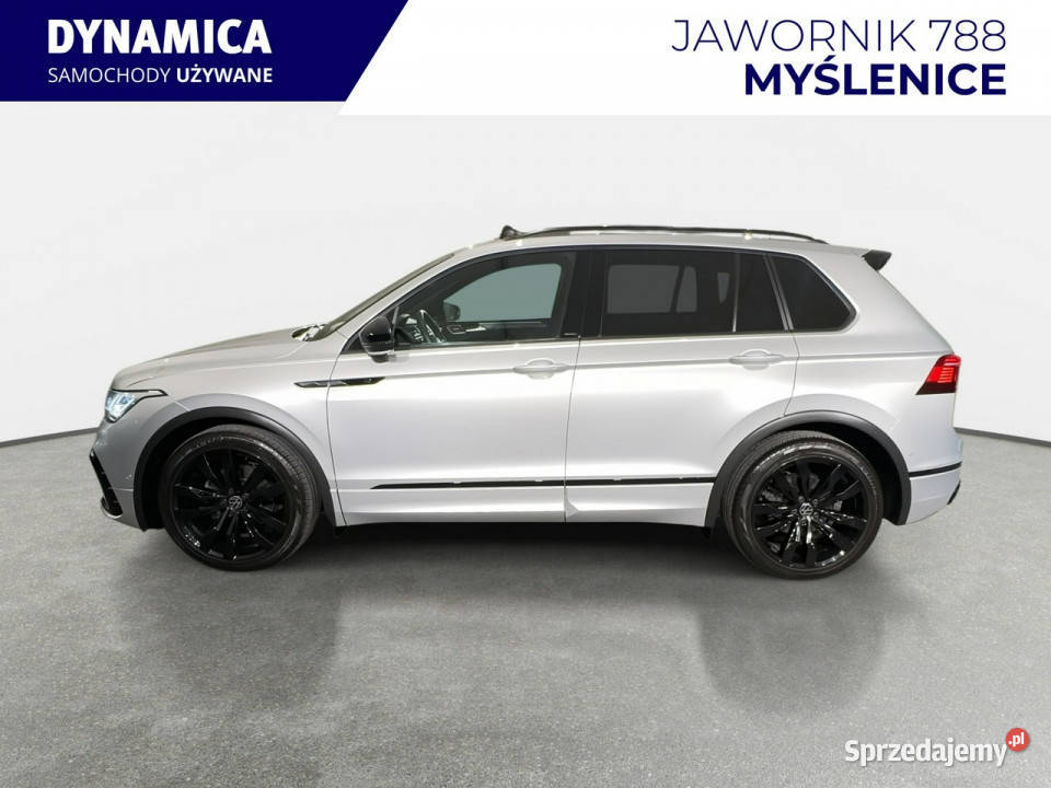Volkswagen Tiguan Rline 15TSI 150 DSG 2021 r wielofunkcyjna kierownica małopolskie Myślenice sprzedam