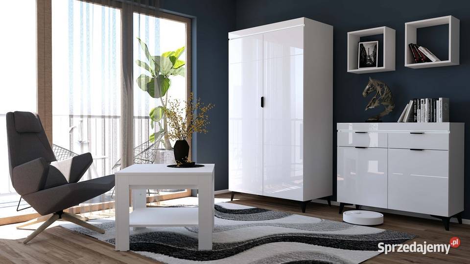 Brighton Komoda BDK2 biały połysk