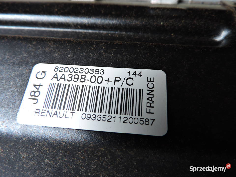 Deska rozdzielcza Renault Scenic II 19 DCI śląskie Myszków