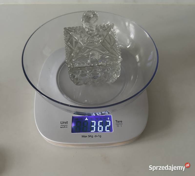 Cukiernica kryształowa z lat PRLu Antyki, Sztuka, Kolekcje Łódź